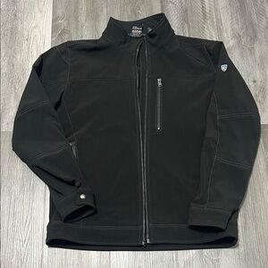 Kuhl Men’s soft shell jacket / black / size Large